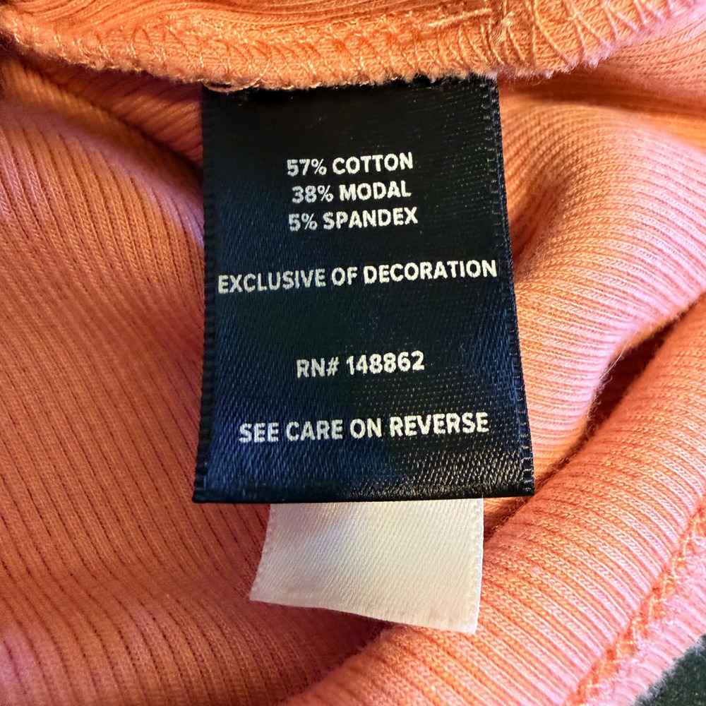 Torrid Pink Ribbed Lace Trim Henley‎ Long Sleeve Top Plus Size 1 1X, Fits M/L - Picture 4 of 10